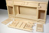 Yamako Shinto Alter Shrine Japanese Tono-Cypress Wood Kamidana Box-Type W/Shinto Altar Fittings Set, 23.2W Inch