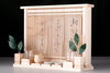 Shinto Modern Home Shrine Set with Wooden Ritual Fittings, "AMATERASU" thin, compact, wall-mounted type 12.7H