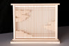 Shinto Modern Home Shrine Set with Wooden Ritual Fittings, "AMATERASU" thin, compact, wall-mounted type 12.7H