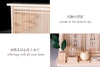 Shinto Modern Home Shrine Set with Wooden Ritual Fittings, "AMATERASU" thin, compact, wall-mounted type 12.7H