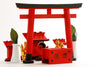 Yamako Shinto Amulet & Charm Shrine Set "Inari Rakuen Jingu Shrine" Inspired By Fushimi Inari