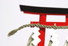 Yamako Shinto Wooden Torii Gateway Shrine Inari Red with SHIMENAWA