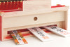YAMAKO Shinto Altar Home Shrine KAMIDANA INARI Red Model triple Gate with Golden Roof Overcoating