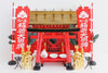 YAMAKO Shinto Altar Home Shrine KAMIDANA INARI set Red Model triple Gate with Golden Roof Overcoating