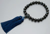 buddhist prayer beads Blue tiger eyes Mens