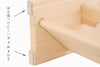 wooden fishing rod stand