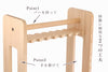 wooden fishing rod stand