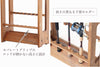 wooden fishing rod stand