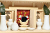Yamako Shinto Alter Shrine Japanese Tono-Cypress Wood Kamidana Box-Type W/Shinto Altar Fittings Set, 23.2W Inch