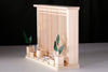 Shinto Modern Home Shrine Set with Wooden Ritual Fittings, "AMATERASU" thin, compact, wall-mounted type 12.7H